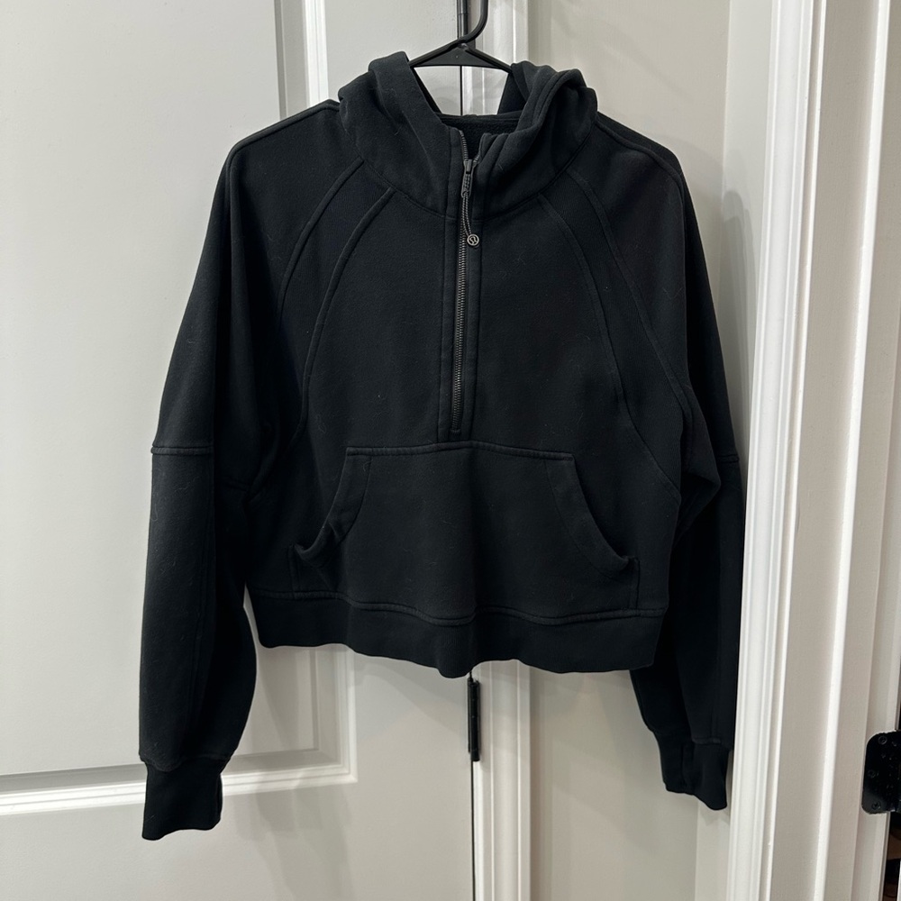 Lululemon Scuba Oversized Half Zip Black
